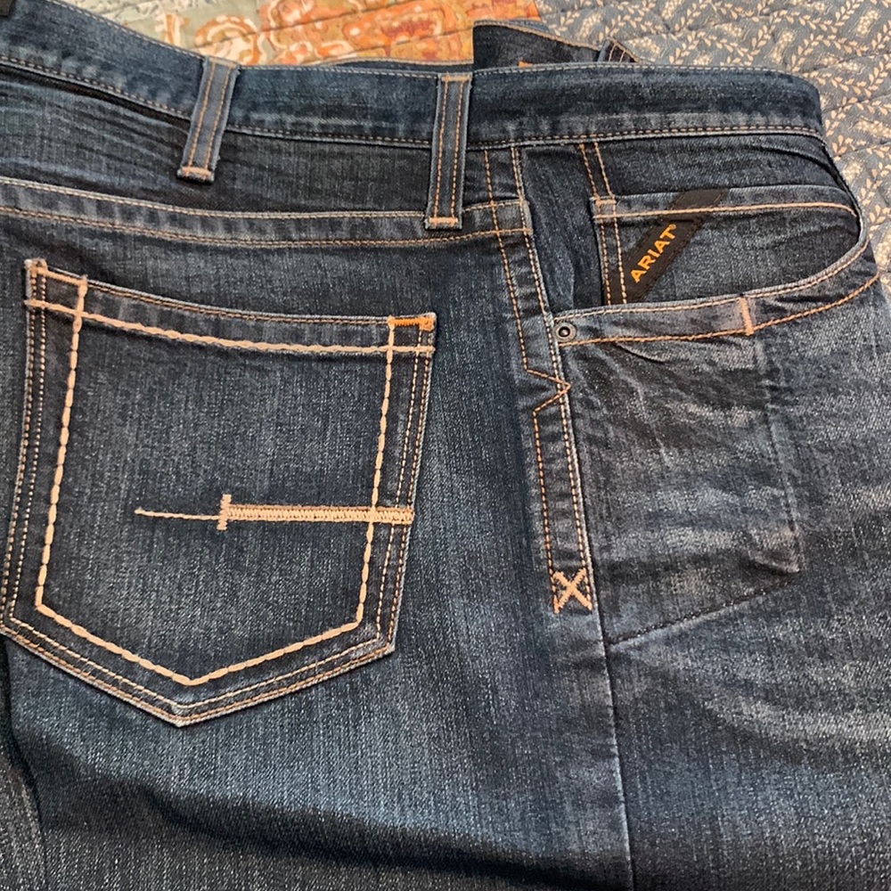 Mens Ariat Rebar M4 Relaxed Boot cut jeans